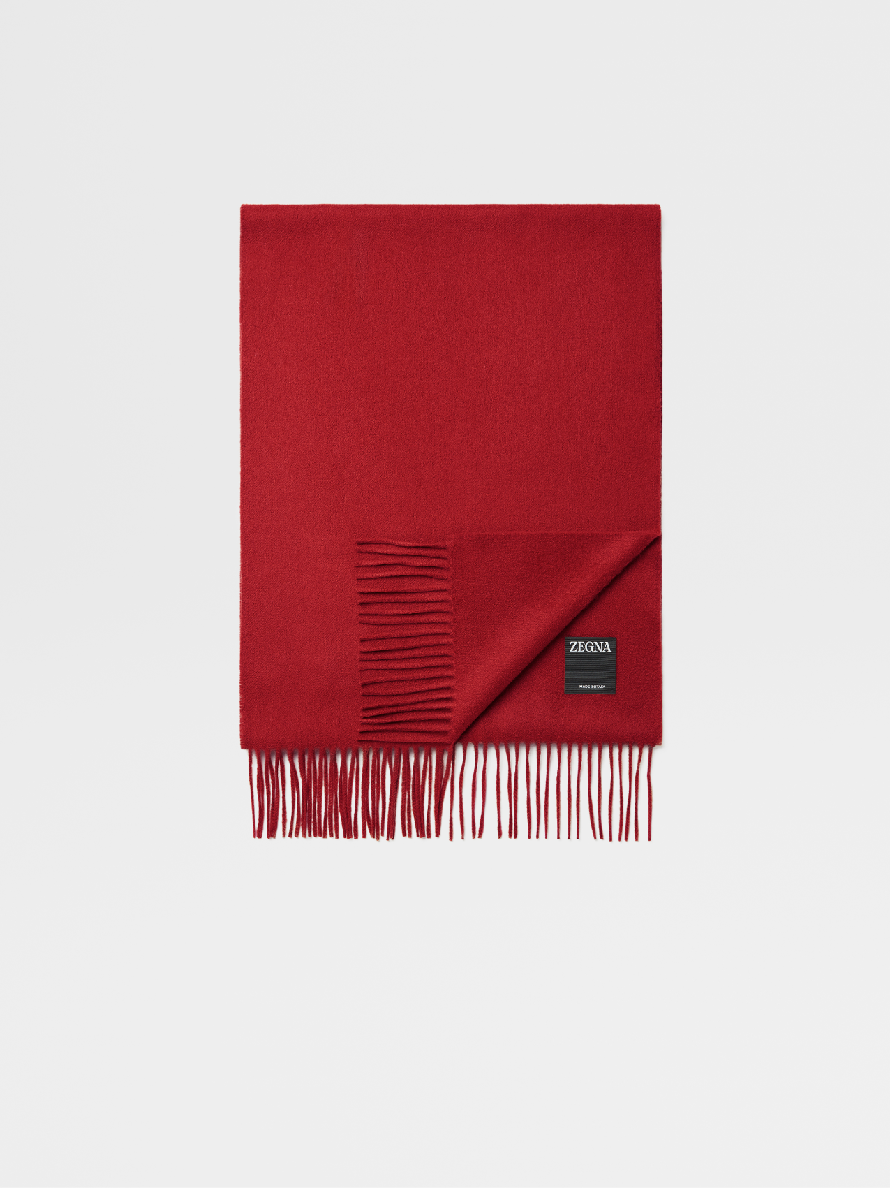 红色山羊绒围巾